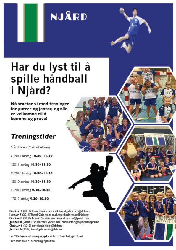 Ny spillere ønskes velkommen. Trening for de minste!